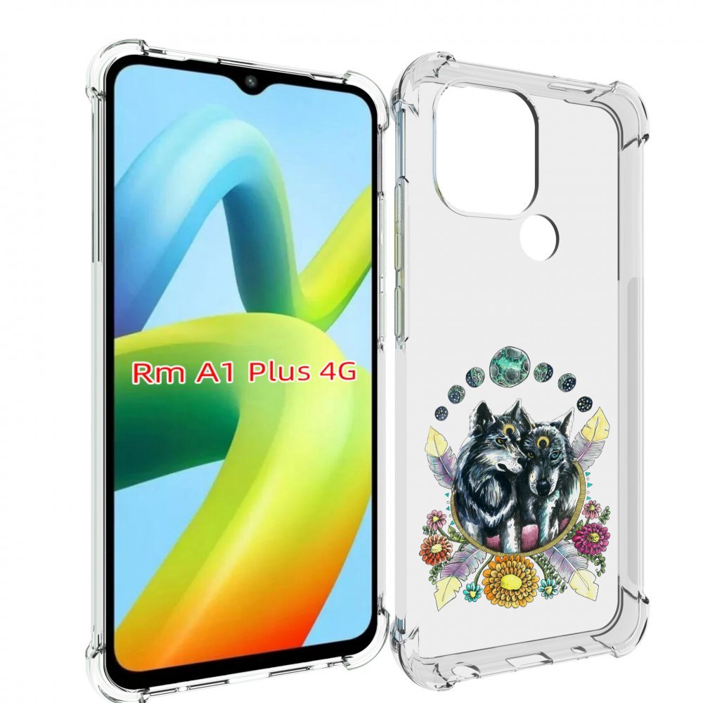 

Чехол MyPads красивые волки абстракция для Xiaomi Redmi A1 Plus +, Прозрачный, Tocco