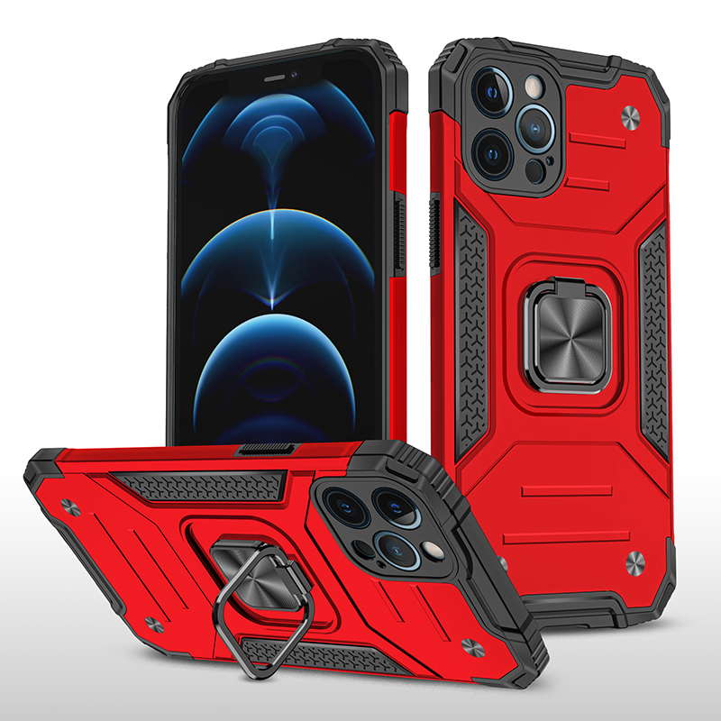 фото Противоударный чехол legion case для iphone 12 pro max (красный) black panther