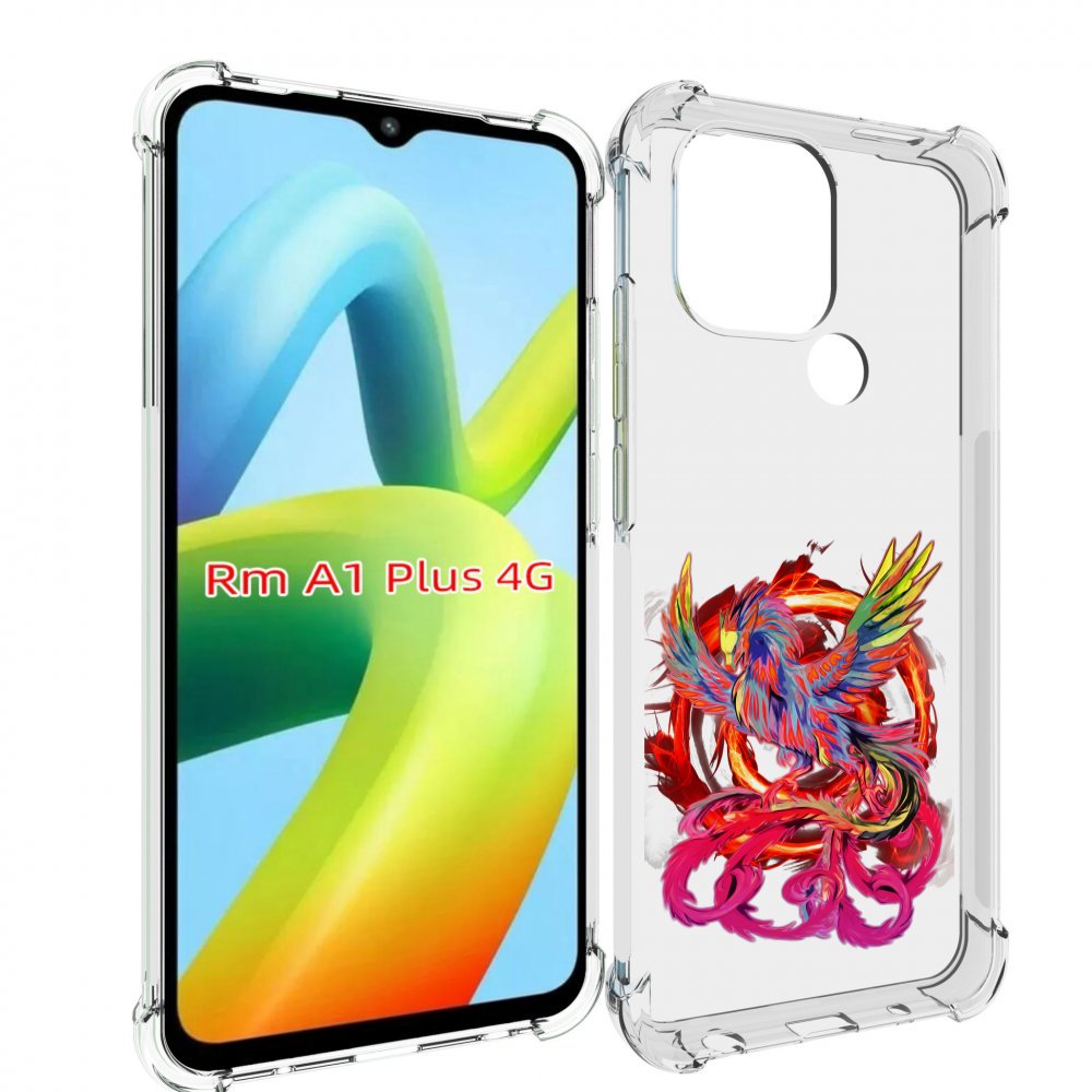 

Чехол MyPads красочный феникс для Xiaomi Redmi A1 Plus +, Прозрачный, Tocco