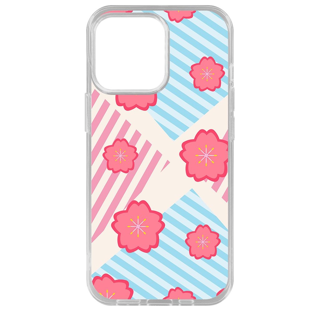 

Чехол-накладка Krutoff Clear Case Цветочный паттерн 10 для iPhone 14 Pro Max