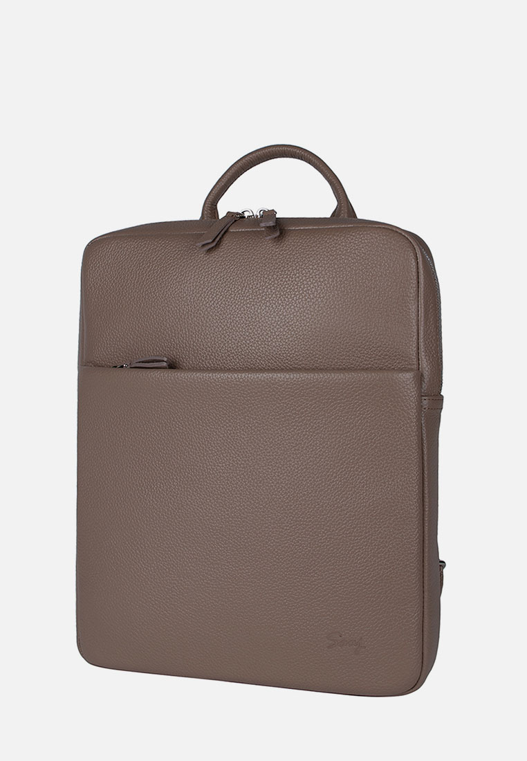 

Рюкзак женский SAAJ SMB160 тауп, 34,5х28х6 см, Бежевый, SMB160