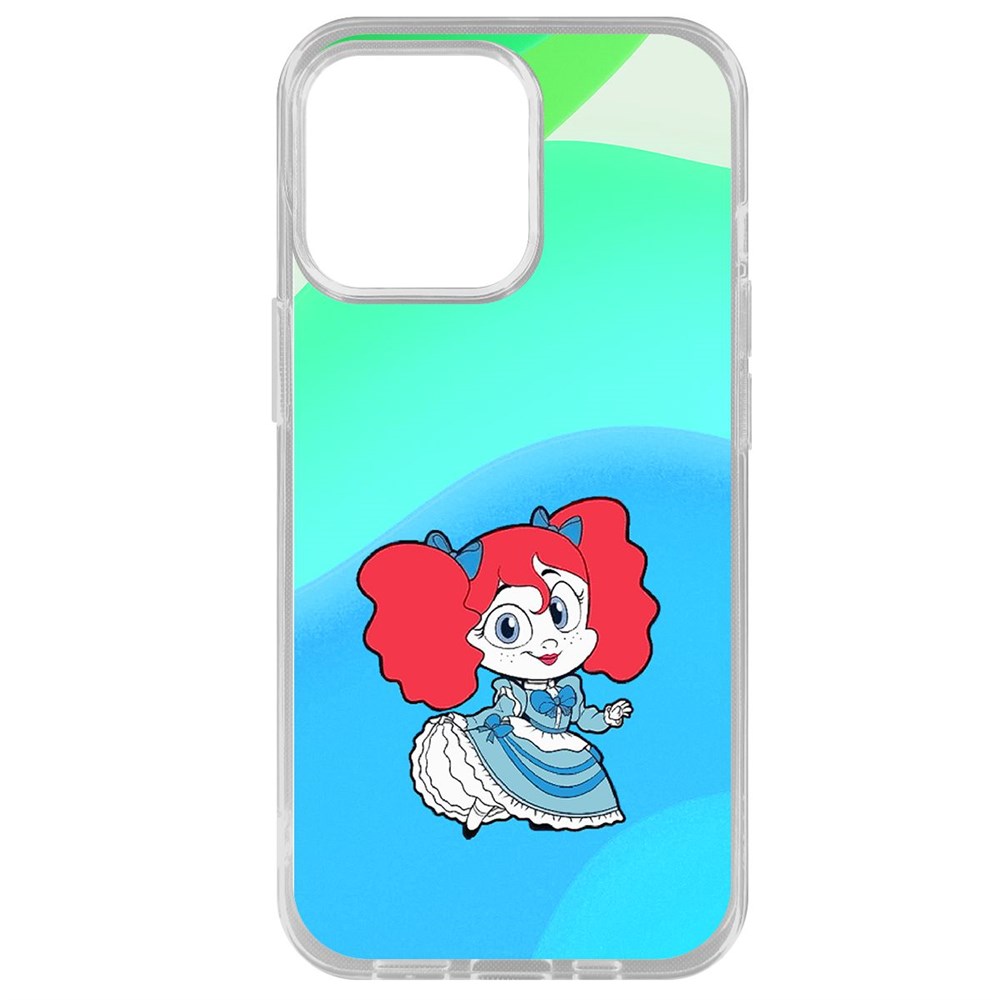 Чехол-накладка Krutoff Clear Case Хаги Ваги - Кукла Поппи для iPhone 14 Pro Max