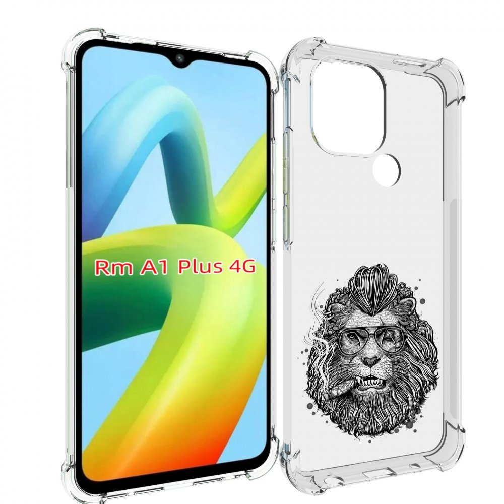 

Чехол MyPads курящий лев для Xiaomi Redmi A1 Plus +, Прозрачный, Tocco