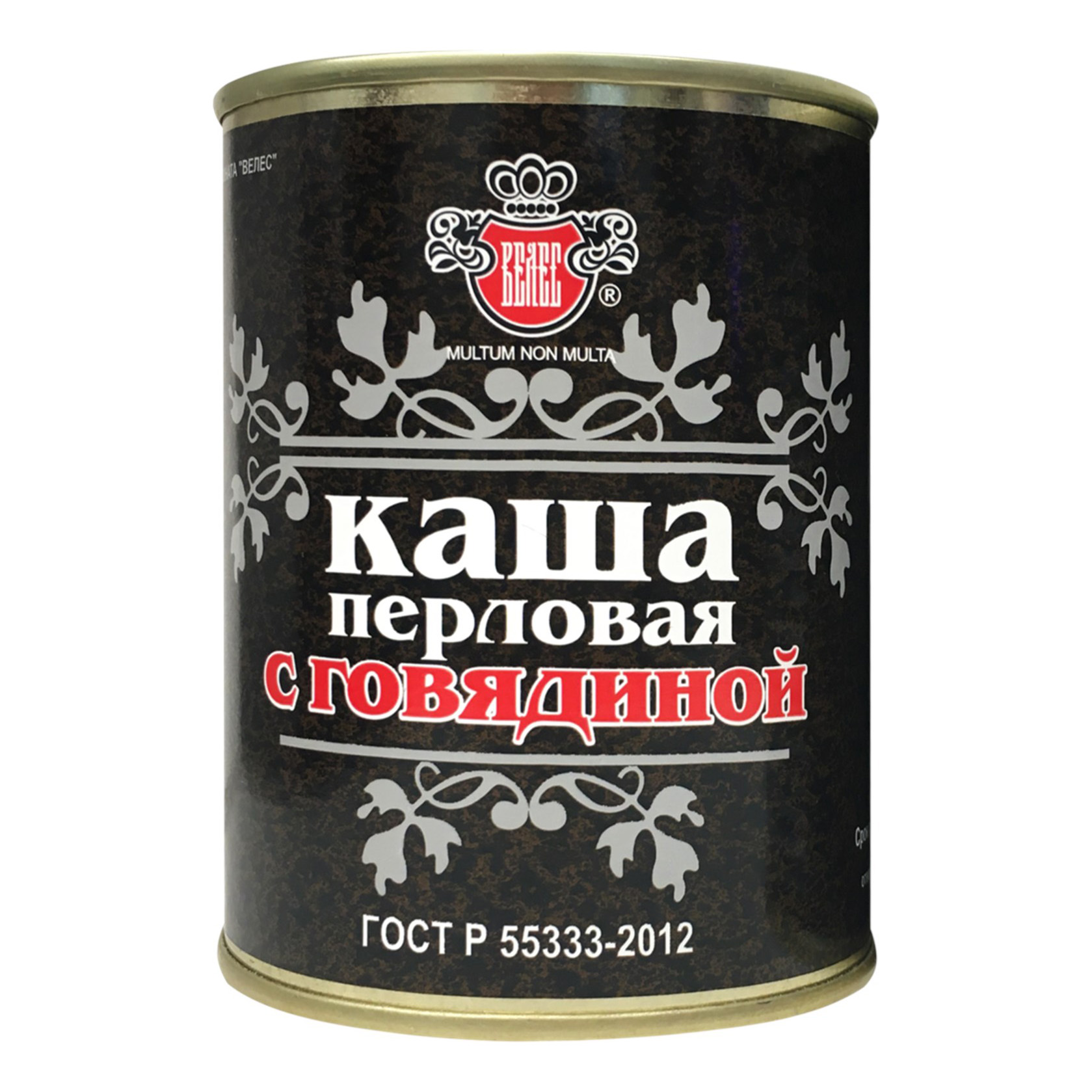 

Каша перловая Велес с говядиной 340 г