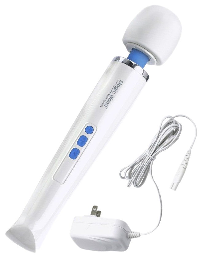 фото Вибромассажер hitachi magic wand rechargeable беспроводной белый