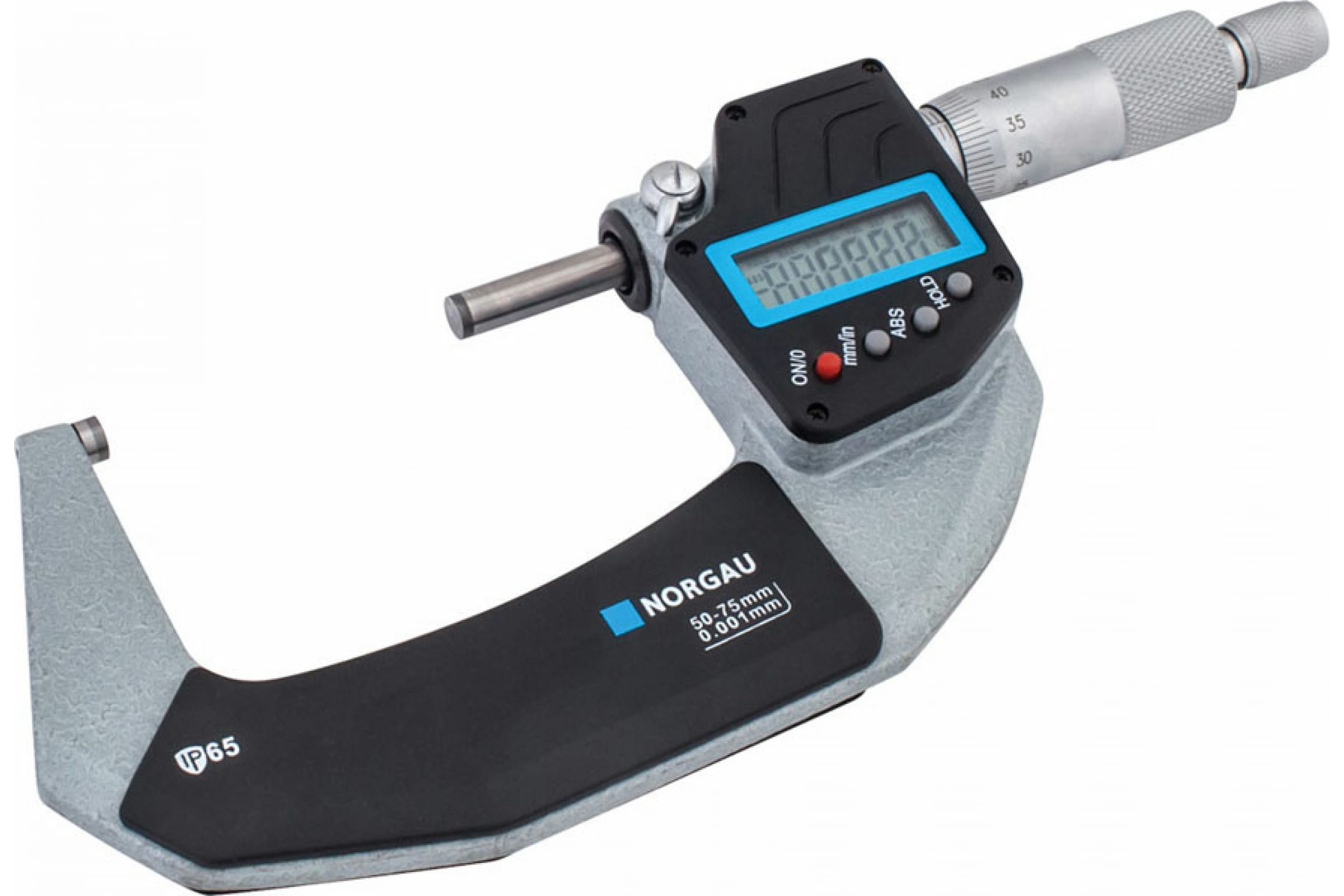 

Цифровой микрометр NORGAU Industrial с выводом данных и повышенной степенью защиты IP65, д