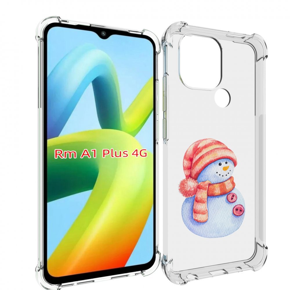 

Чехол MyPads Веселый снеговик для Xiaomi Redmi A1 Plus +, Прозрачный, Tocco