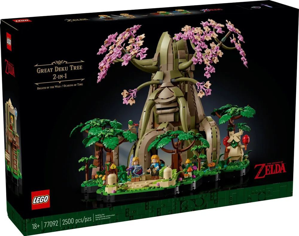 

Конструктор LEGO 77092 The Legend of Zelda Великое дерево Деку, Великое дерево Деку