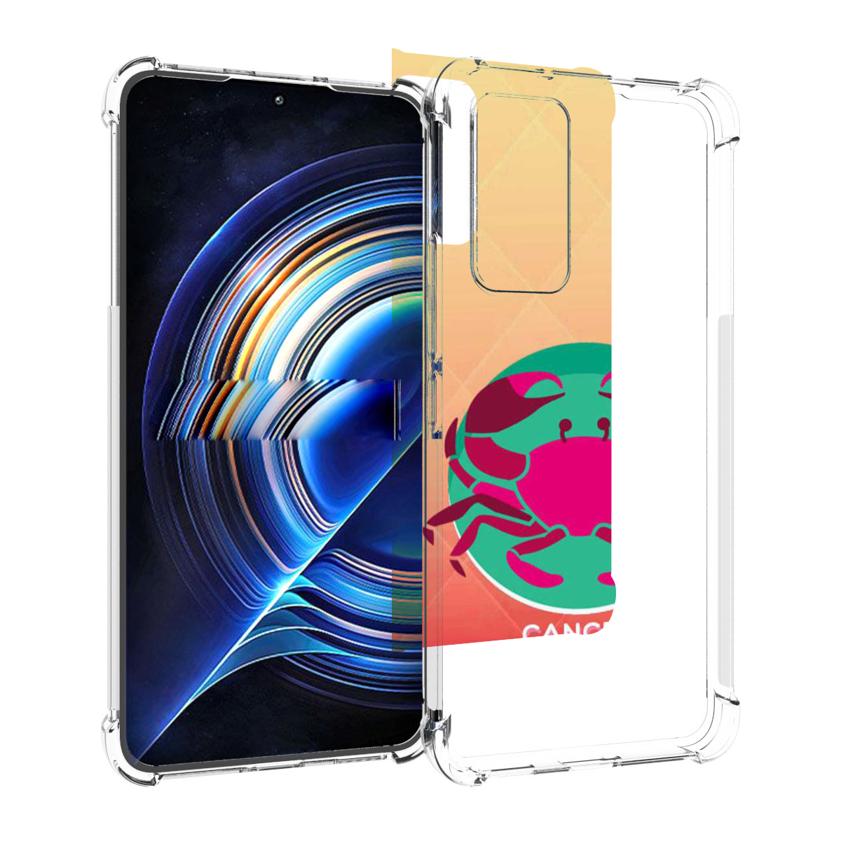 

Чехол MyPads знак зодиака рак 4 для Tecno Camon 19 Neo, Прозрачный, Tocco