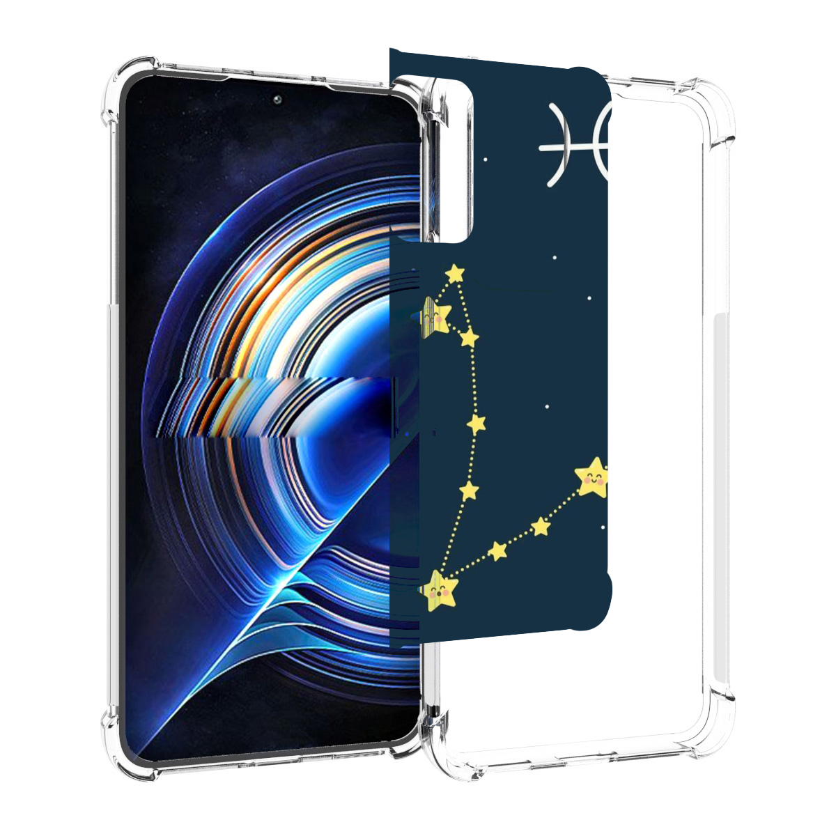 

Чехол MyPads знак зодиака рыбы 1 для Tecno Camon 19 Neo, Прозрачный, Tocco