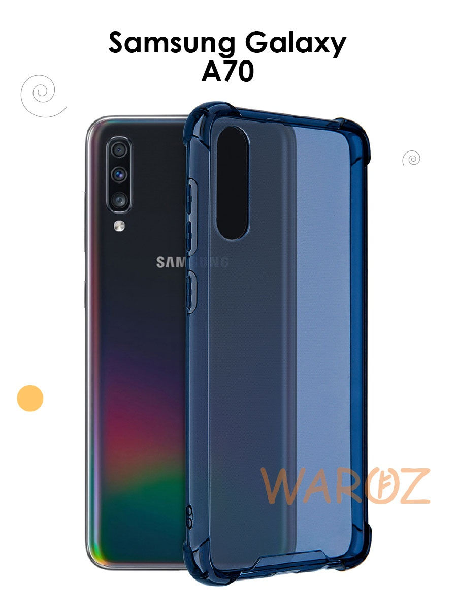 

Чехол на Samsung Galaxy A70 A70S силиконовый противоударный