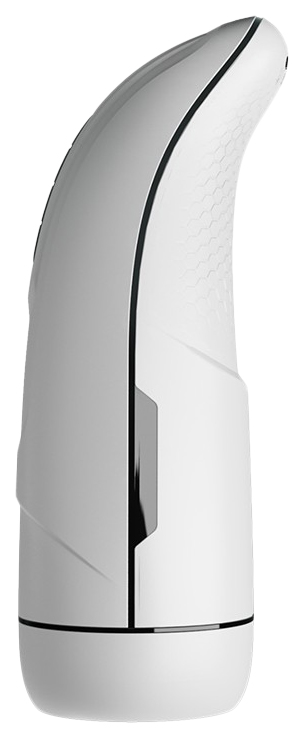 Вибромастурбатор Baile Marissa с функцией нагрева и подвижным язычком белый