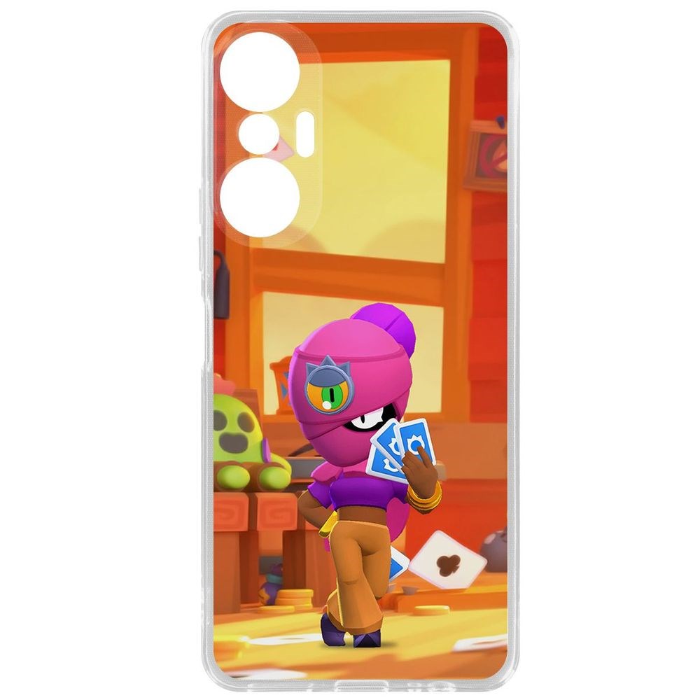 

Чехол-накладка Кейс Brawl Stars-Тара для Infinix Hot 20S, Прозрачный