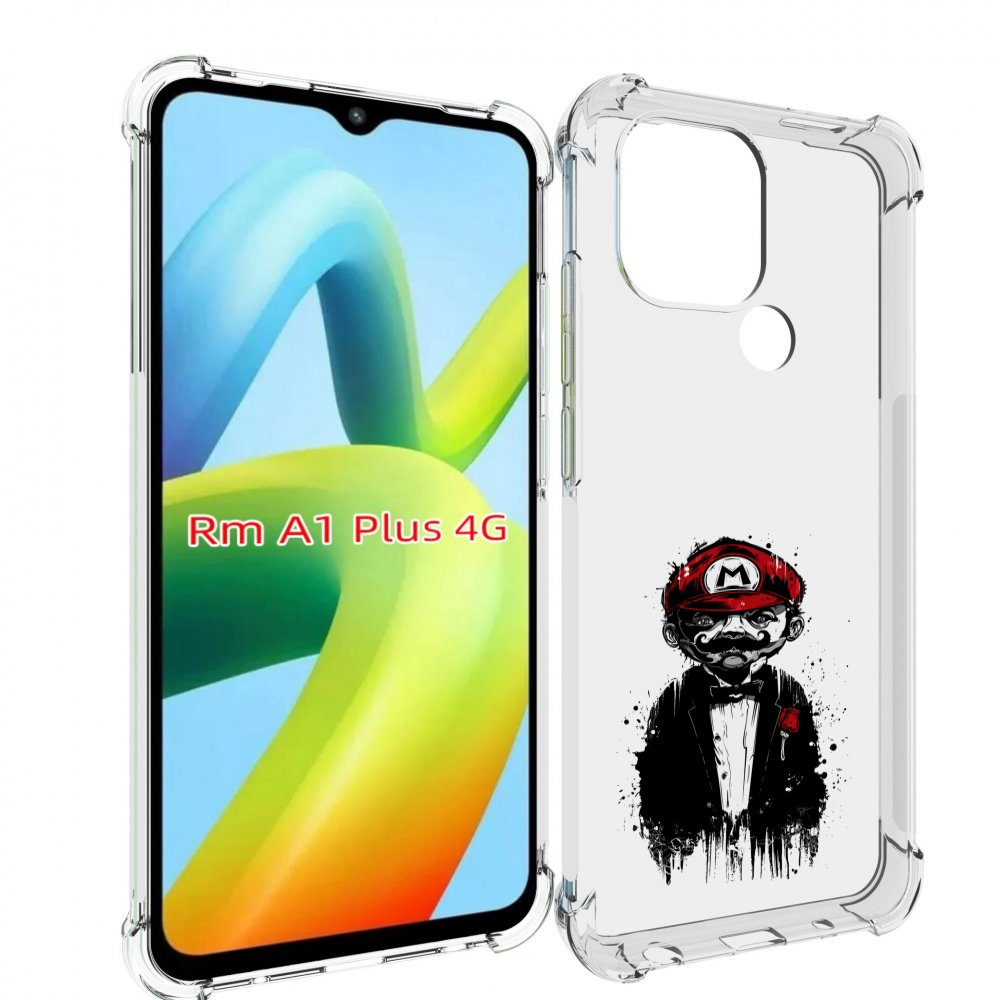 

Чехол MyPads марио для Xiaomi Redmi A1 Plus +, Прозрачный, Tocco