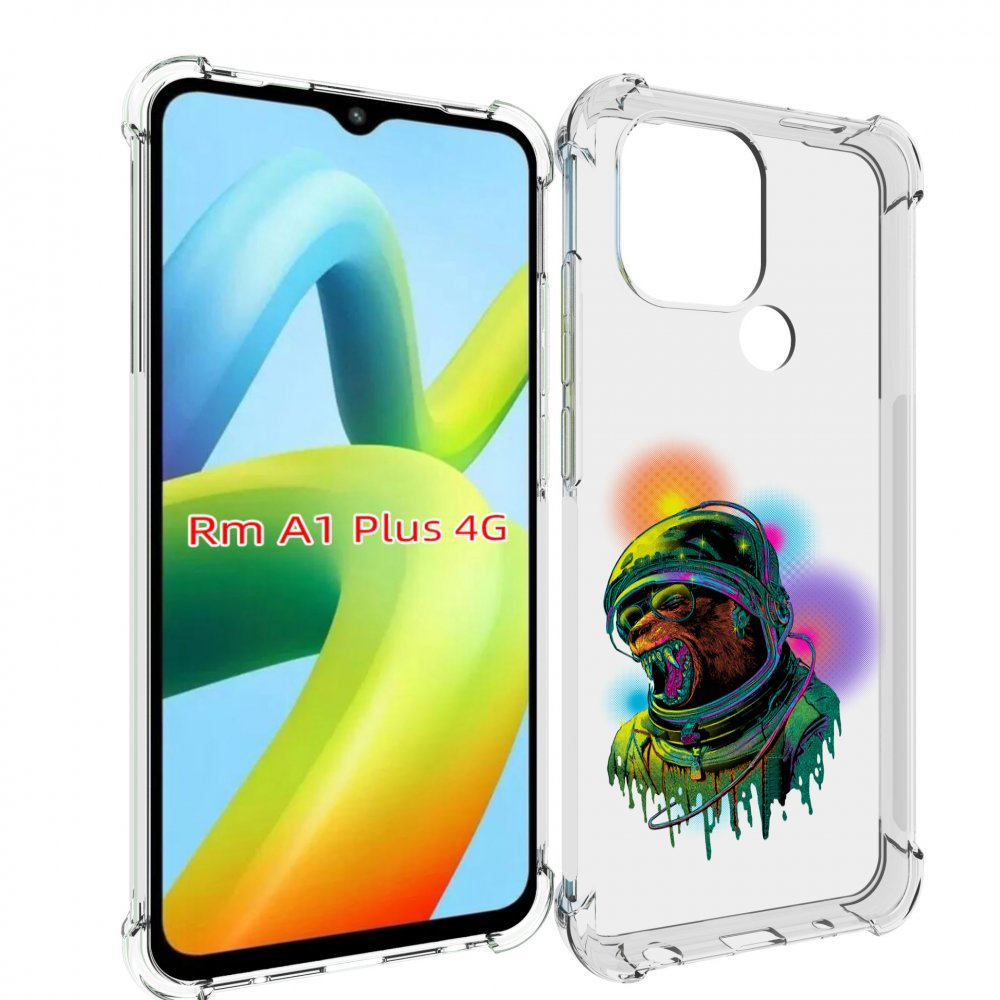

Чехол MyPads медведь космонавт для Xiaomi Redmi A1 Plus +, Прозрачный, Tocco