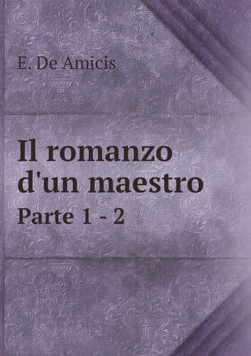 

Il romanzo d'un maestro