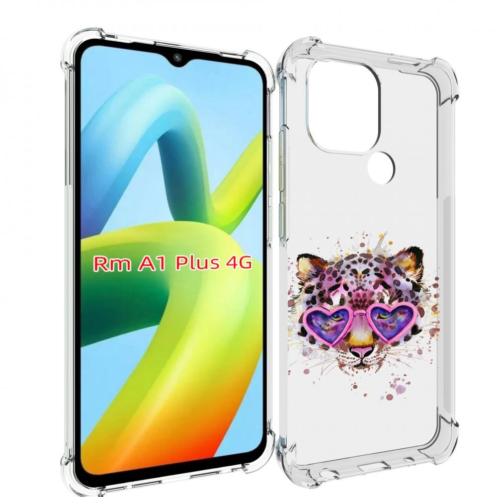 

Чехол MyPads модный леопард для Xiaomi Redmi A1 Plus +, Прозрачный, Tocco