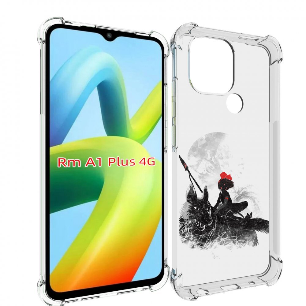 

Чехол MyPads мононоке для Xiaomi Redmi A1 Plus +, Прозрачный, Tocco