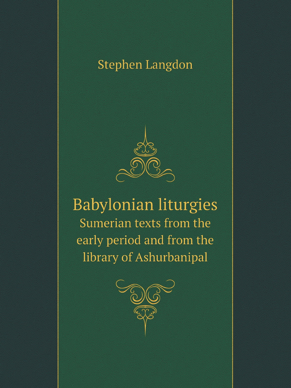 

Babylonian liturgies