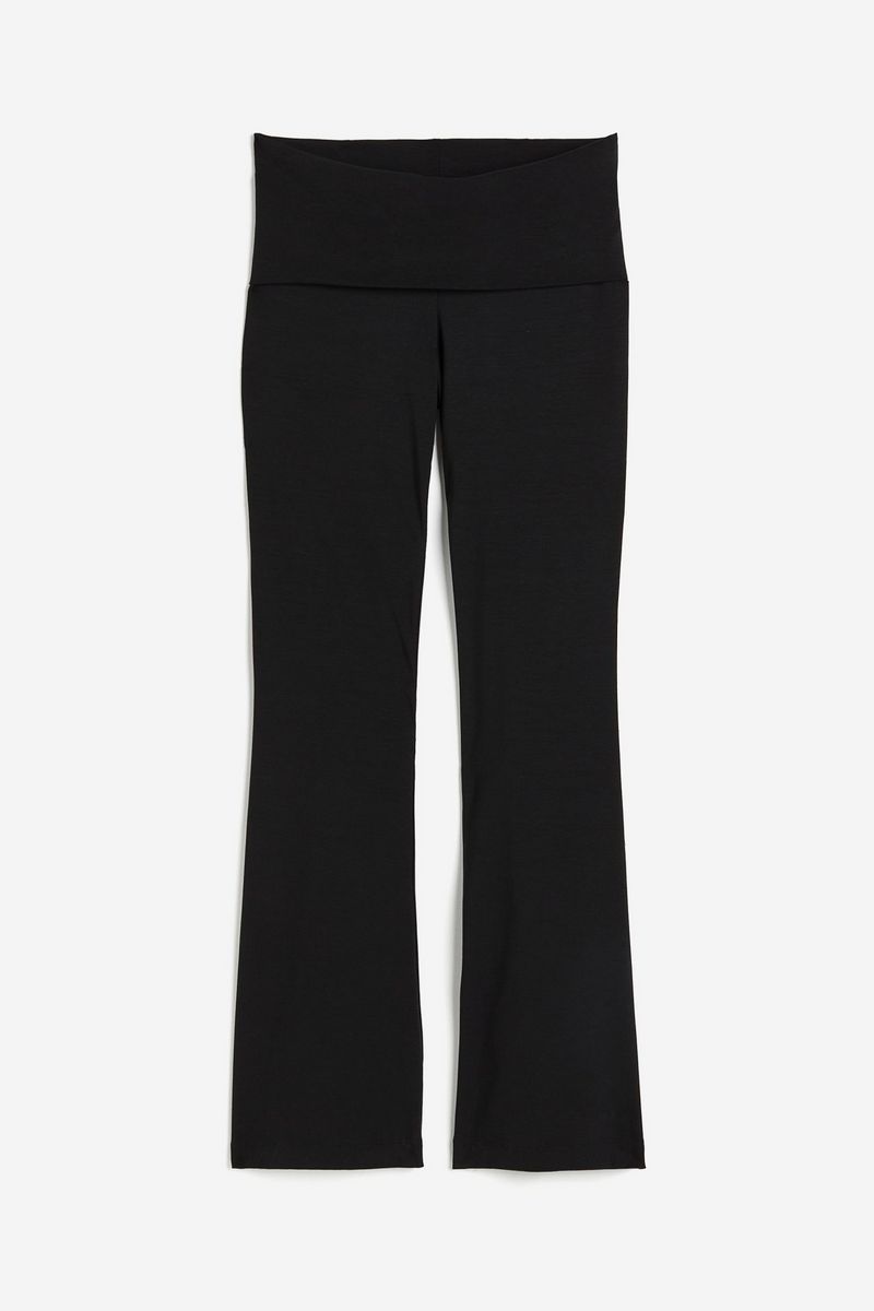 

Брюки женские H&M 1236110 черные L, Черный, 1236110