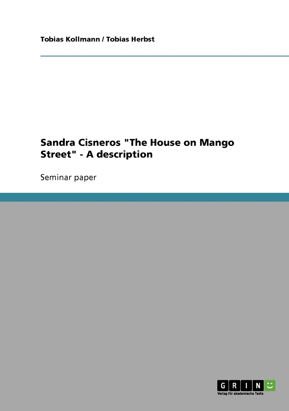 

Sandra Cisneros "The House on Mango Street" - A description