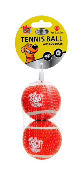Игрушка для собак Kitty City Теннисные мячики с пищалкой small 5 см 2 шт