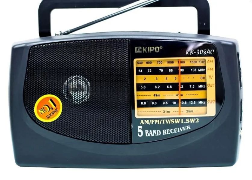 

Радиоприемник KIPO KB-308AC Black, Черный, KB-308AC