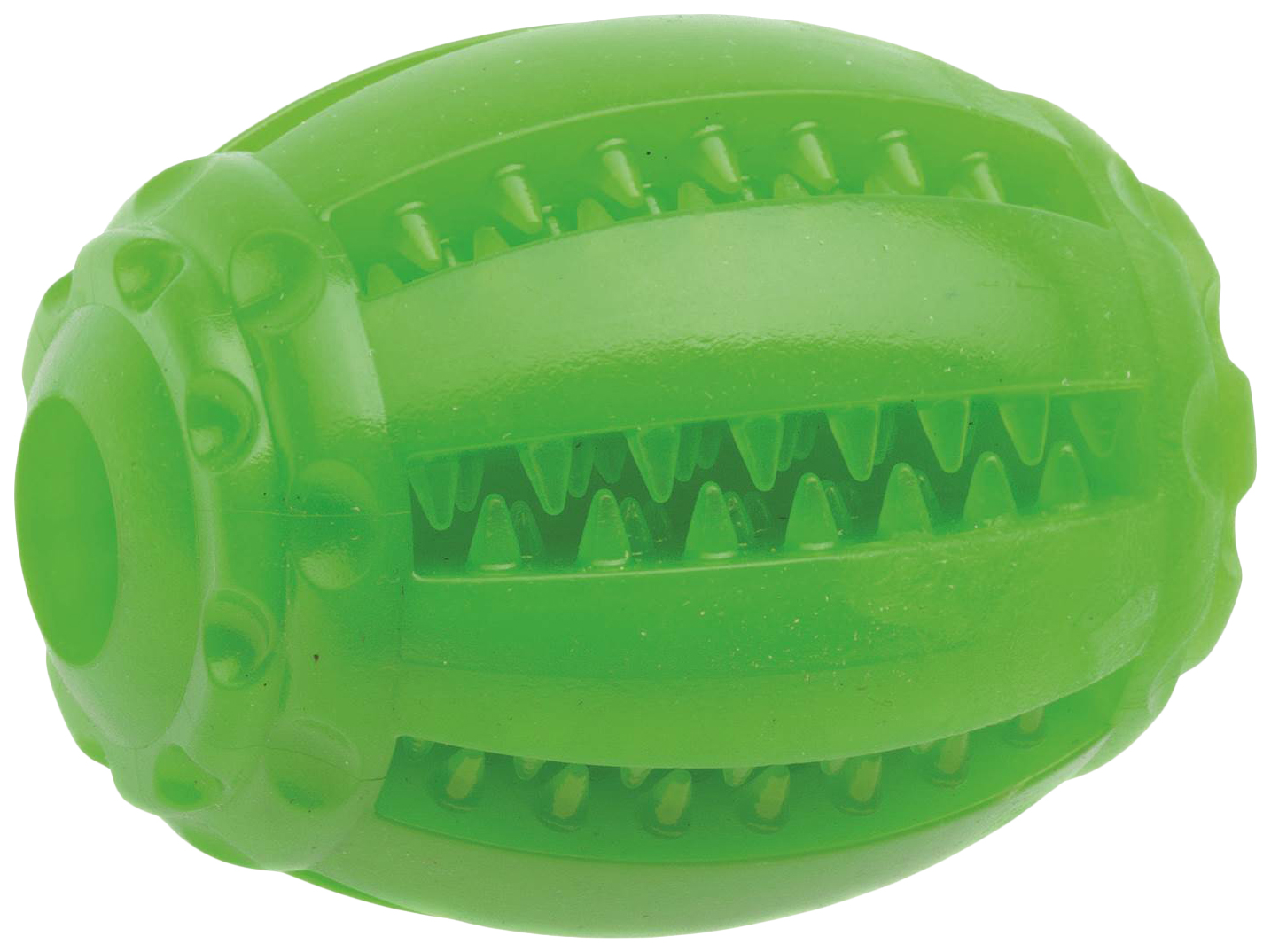 фото Игрушка для собак comfy mint dental рэгби мяч с ароматом мяты, зеленая