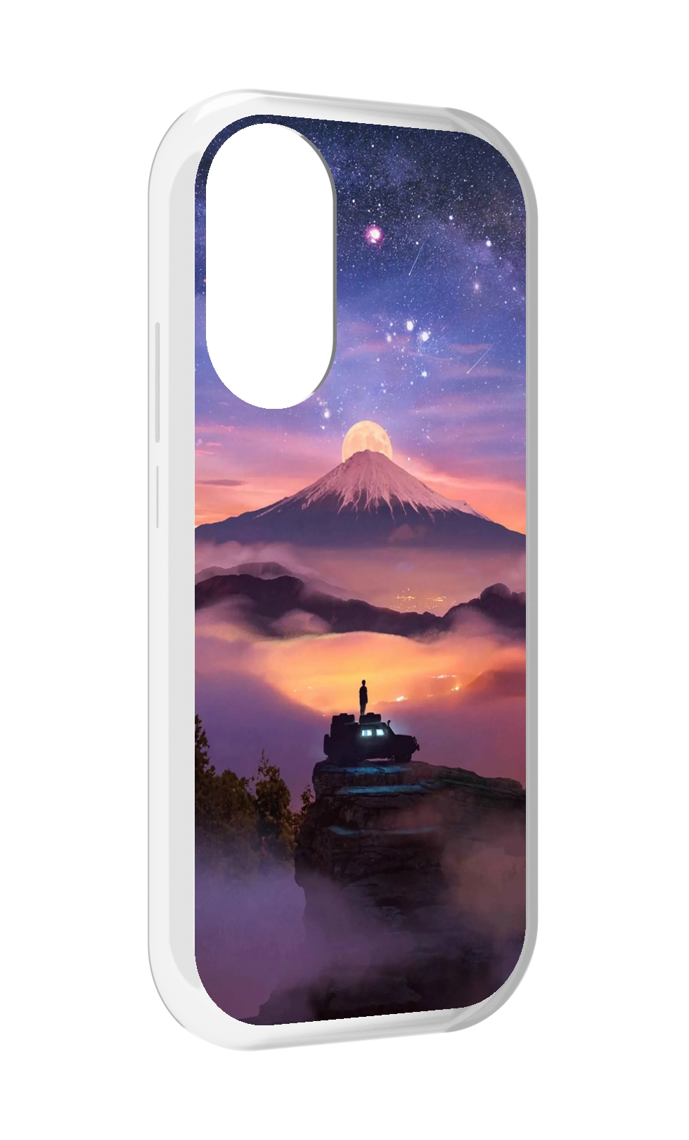 

Чехол MyPads ночь-в-горах для Honor X7, Прозрачный, Tocco