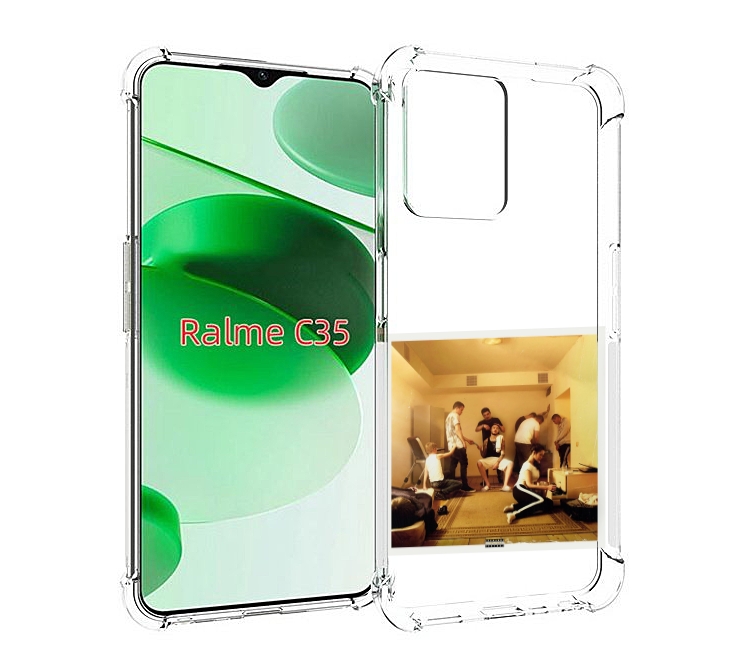 

Чехол MyPads Уроборос Скриптонит улица 36 для Realme C35 / Narzo 50A Prime, Прозрачный, Tocco