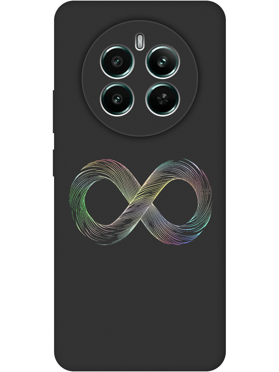 

Силиконовый чехол на Realme 12+ 5g / Narzo 70 Pro 5g с принтом матовый черный 846017, Черный;серебристый, 783983261