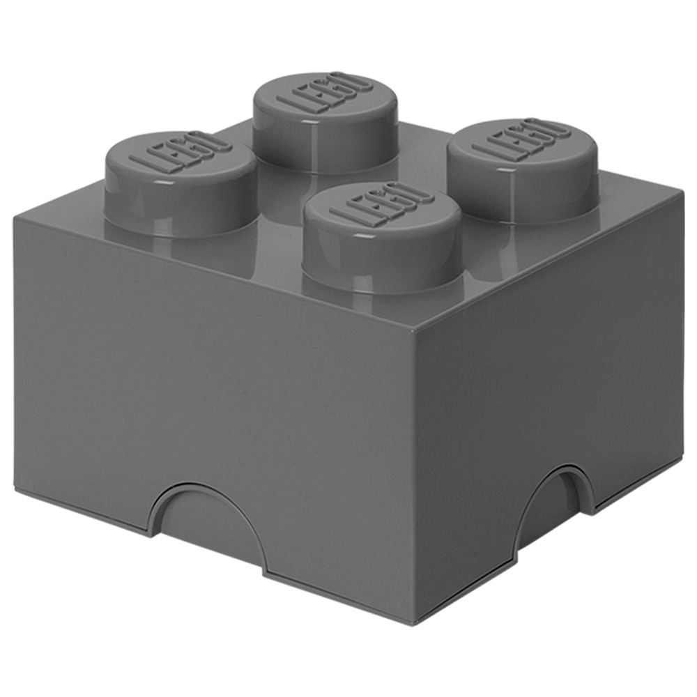 фото Ящик для хранения 4 lego темно-серый