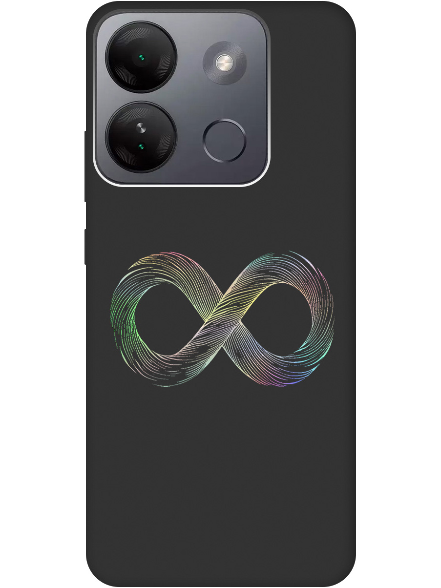 

Силиконовый чехол на Infinix Smart 7 HD с принтом "Знак бесконечность" матовый черный, Черный;серебристый, 769392061
