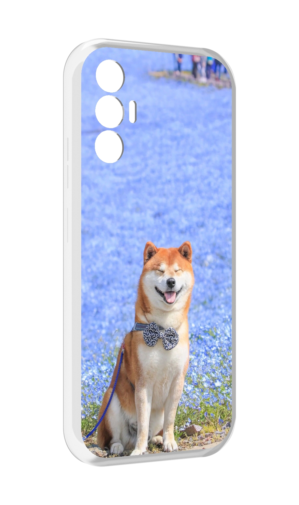 

Чехол MyPads сиба шиба ину 2 для Tecno Pova 3, Прозрачный, Tocco