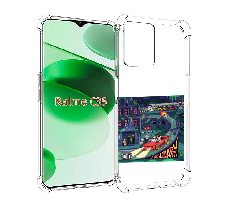 

Чехол MyPads Яд (альбом Kizaru) для Realme C35 / Narzo 50A Prime, Прозрачный, Tocco