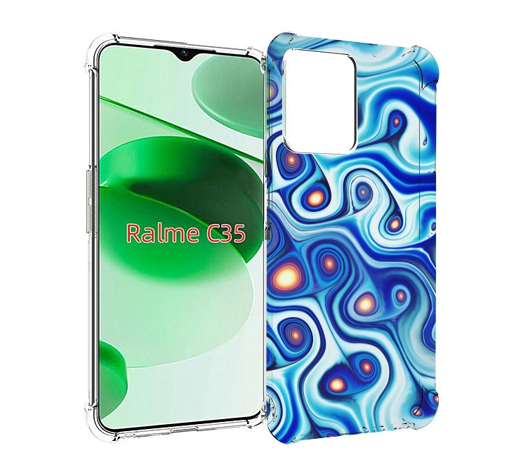 

Чехол MyPads абстрактная-текстура для Realme C35 / Narzo 50A Prime, Прозрачный, Tocco