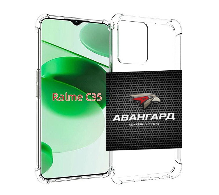 

Чехол MyPads авангард омск для Realme C35 / Narzo 50A Prime, Прозрачный, Tocco