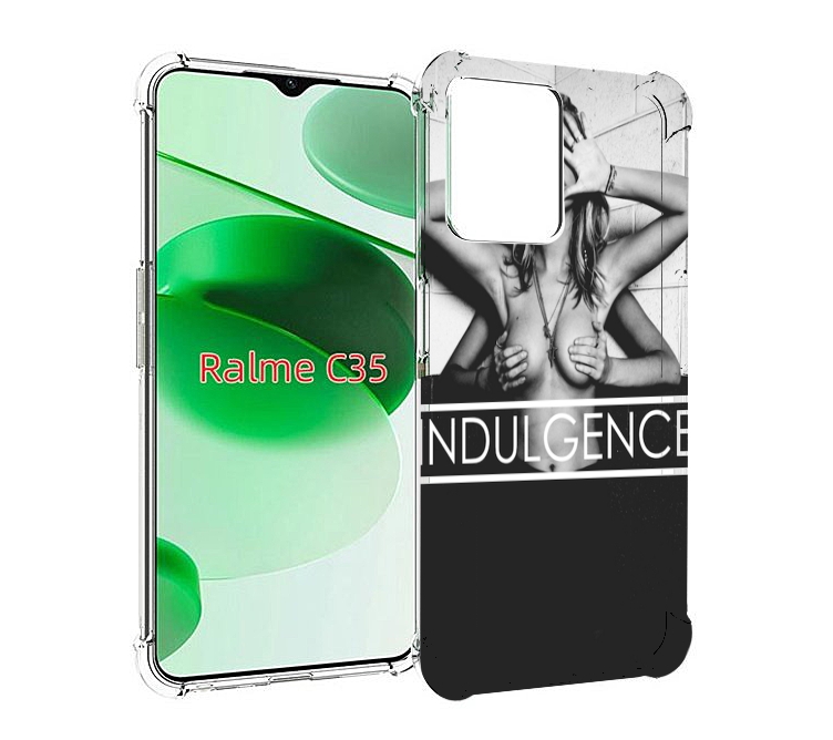

Чехол MyPads Страсть для Realme C35 / Narzo 50A Prime, Прозрачный, Tocco