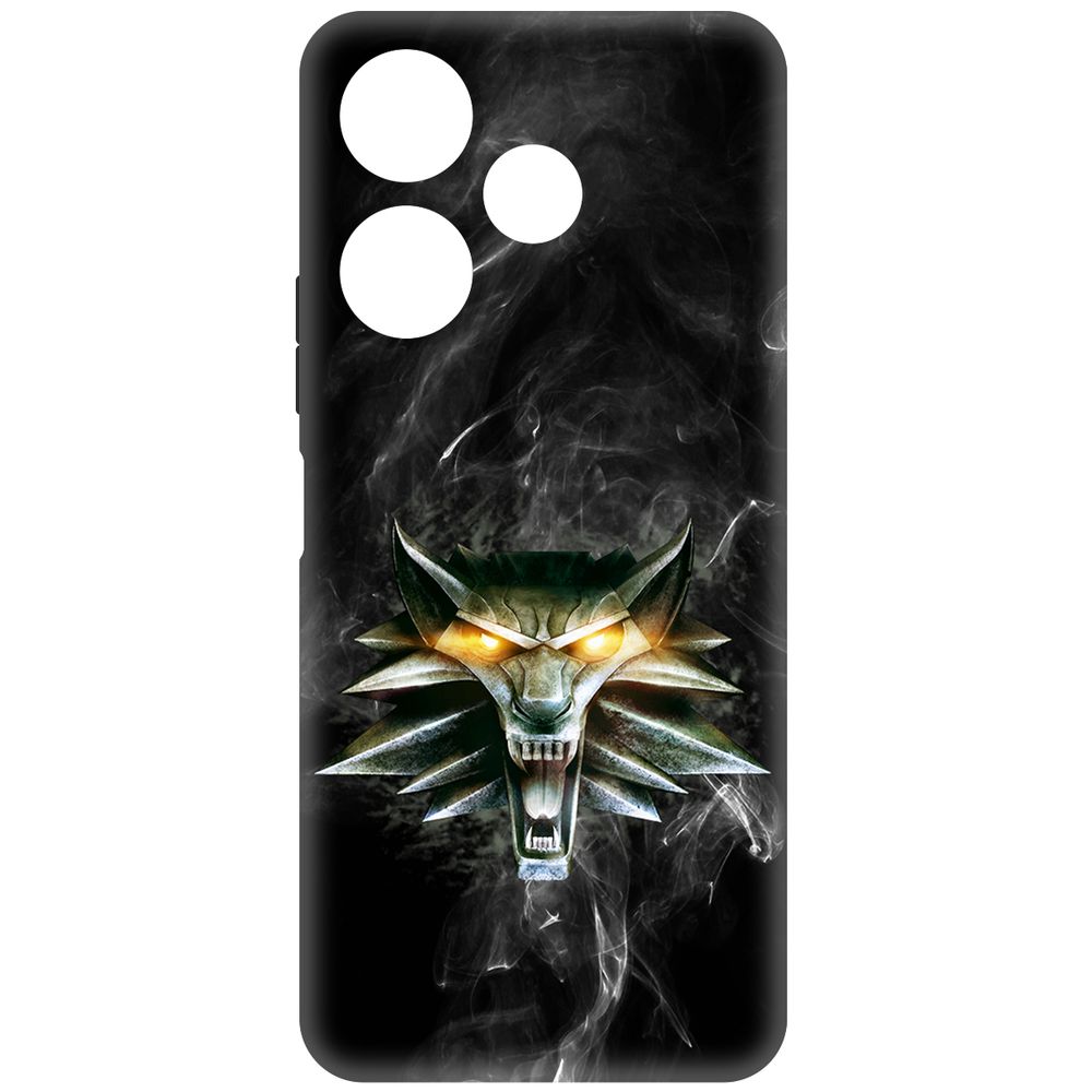 

Чехол-накладка Krutoff Soft Case Ведьмак. Школа Волка для Xiaomi Poco M6 4G черный