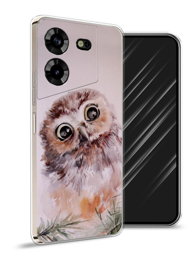 

Чехол Awog на Tecno Pova 5 "Сова на розовом", Розовый;коричневый, 303950-1