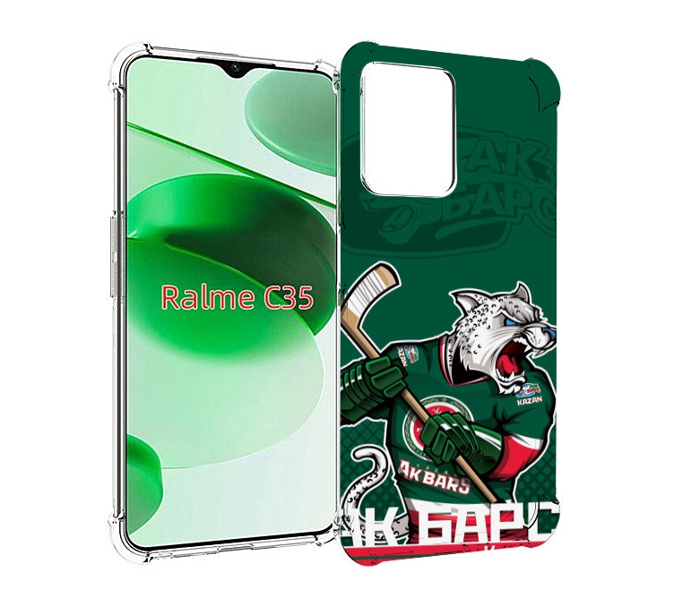 

Чехол MyPads ак барс казань для Realme C35 / Narzo 50A Prime, Прозрачный, Tocco
