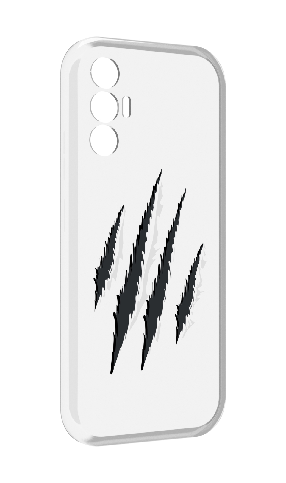 

Чехол MyPads след-когтей для Tecno Pova 3, Прозрачный, Tocco
