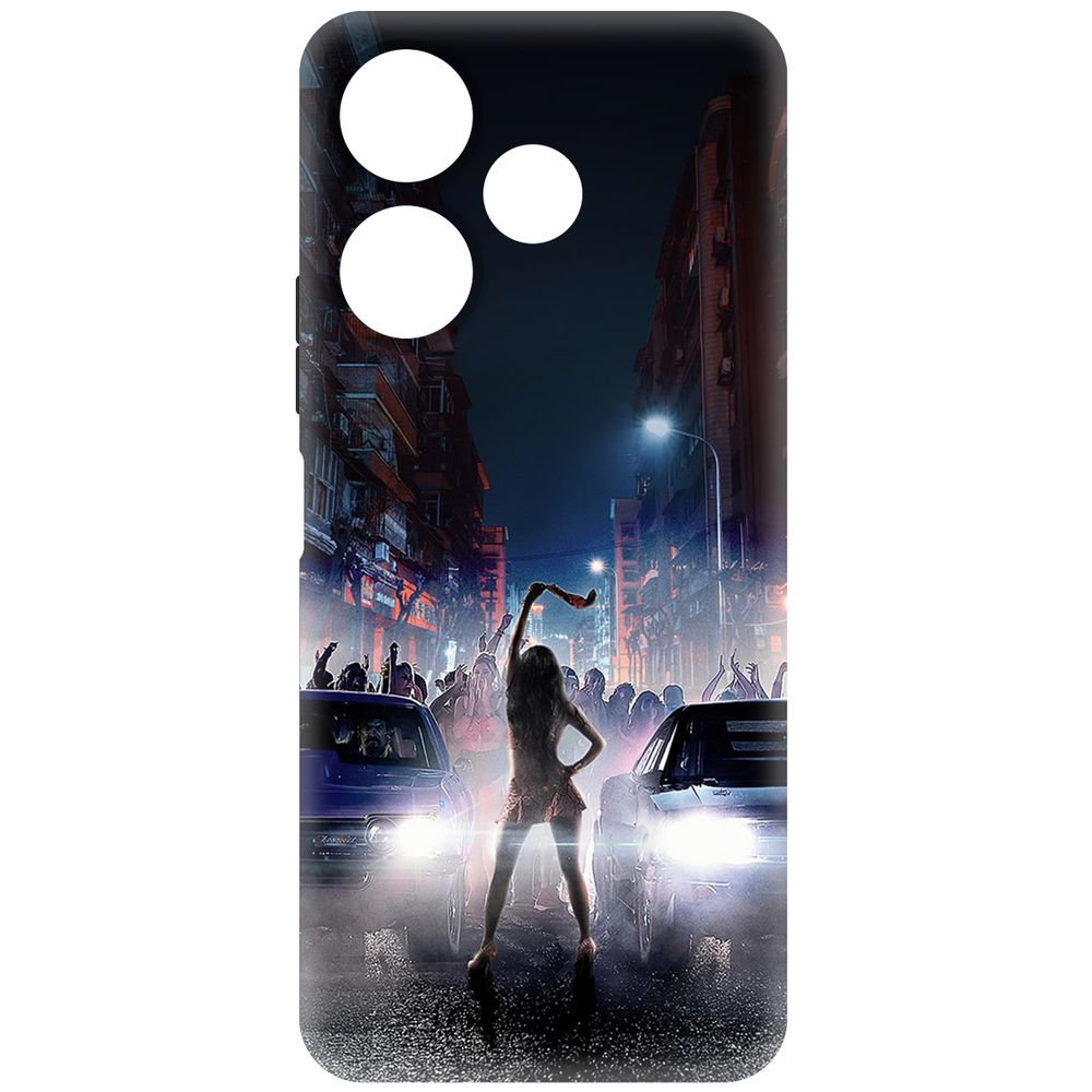 

Чехол-накладка Krutoff Soft Case Форсаж. Стритрейсинг для Xiaomi Poco M6 4G черный