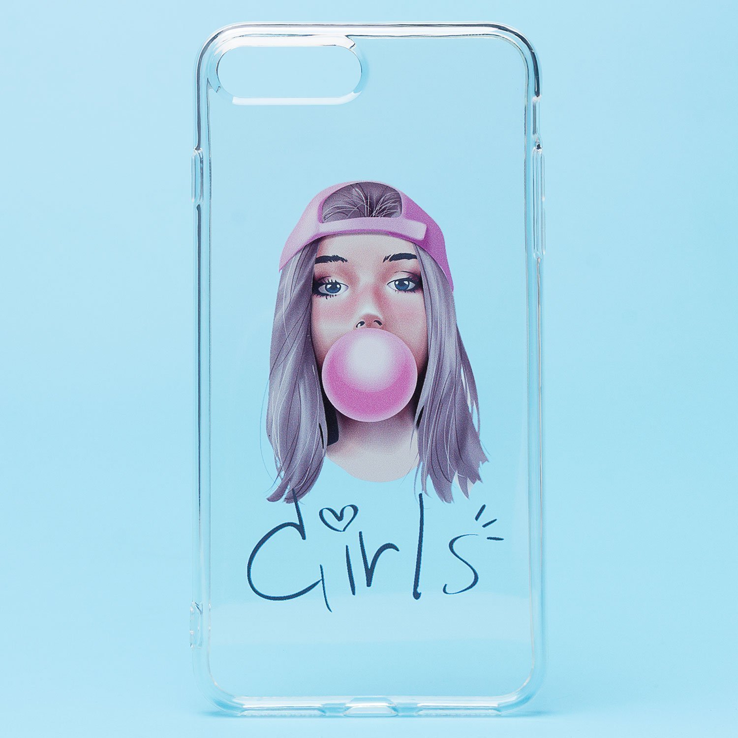 Чехол iPhone 7 Plus, iPhone 8 Plus силиконовый (рис.226/001)