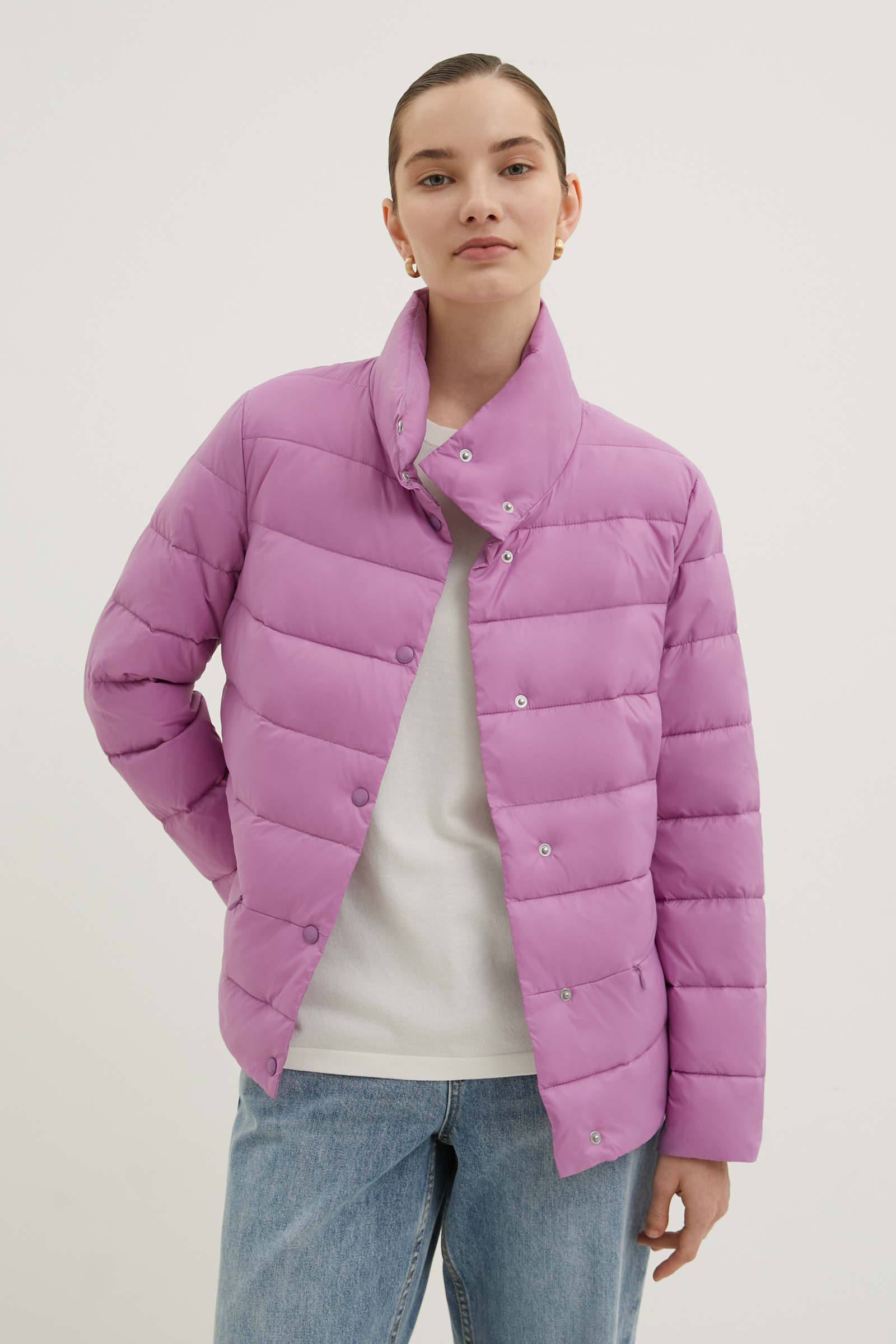 Куртка женская Finn Flare FBC110131 фиолетовая L