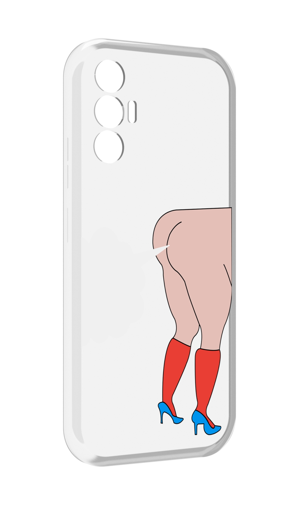 

Чехол MyPads смешная-ситуация детский для Tecno Pova 3, Прозрачный, Tocco