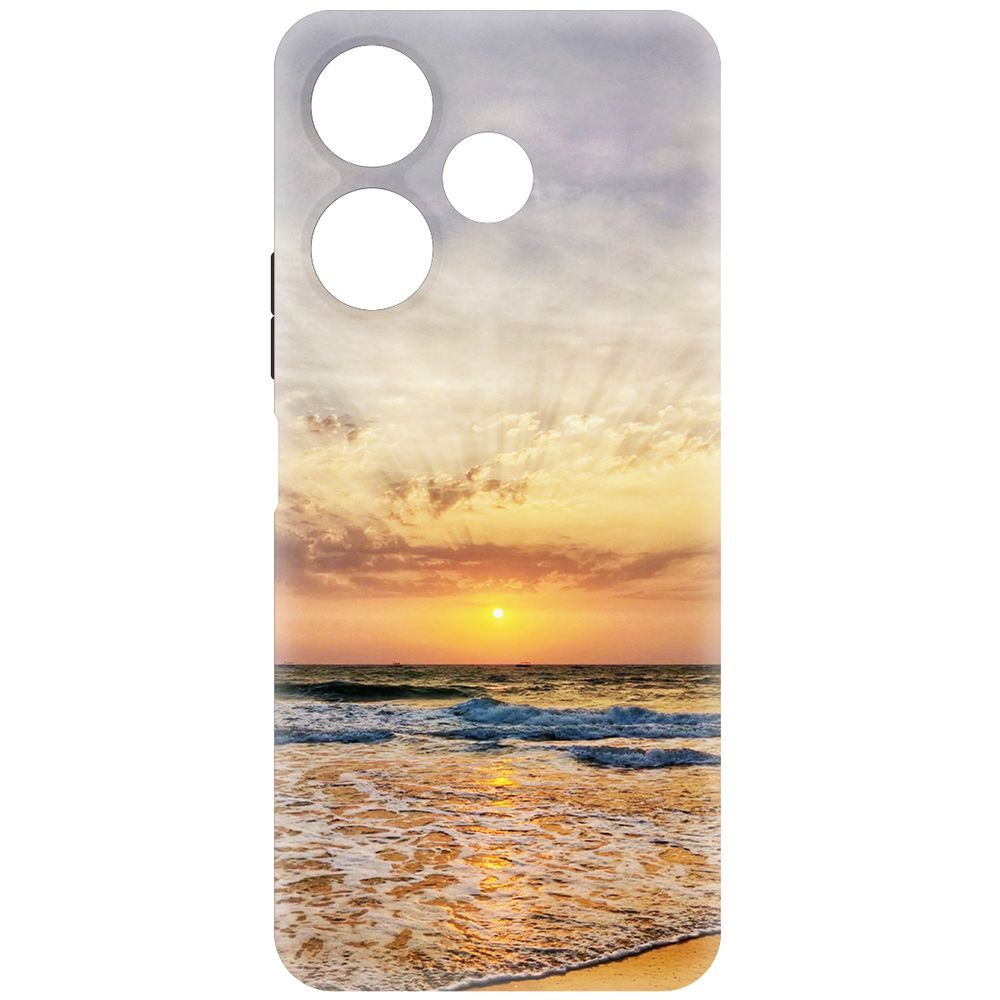 

Чехол-накладка Krutoff Soft Case Индия, Пляжи Гоа для Xiaomi Poco M6 4G черный