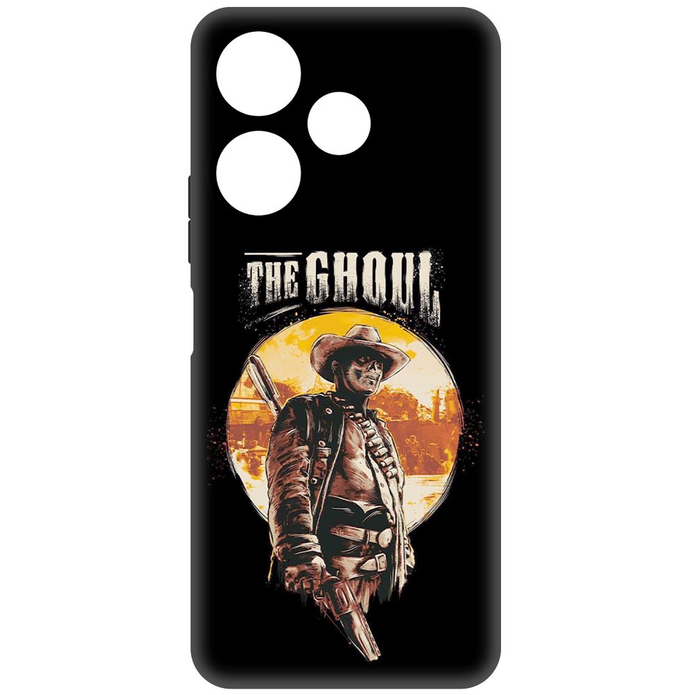 

Чехол-накладка Krutoff Soft Case Фоллаут (Fallout) - Гуль для Xiaomi Poco M6 4G черный