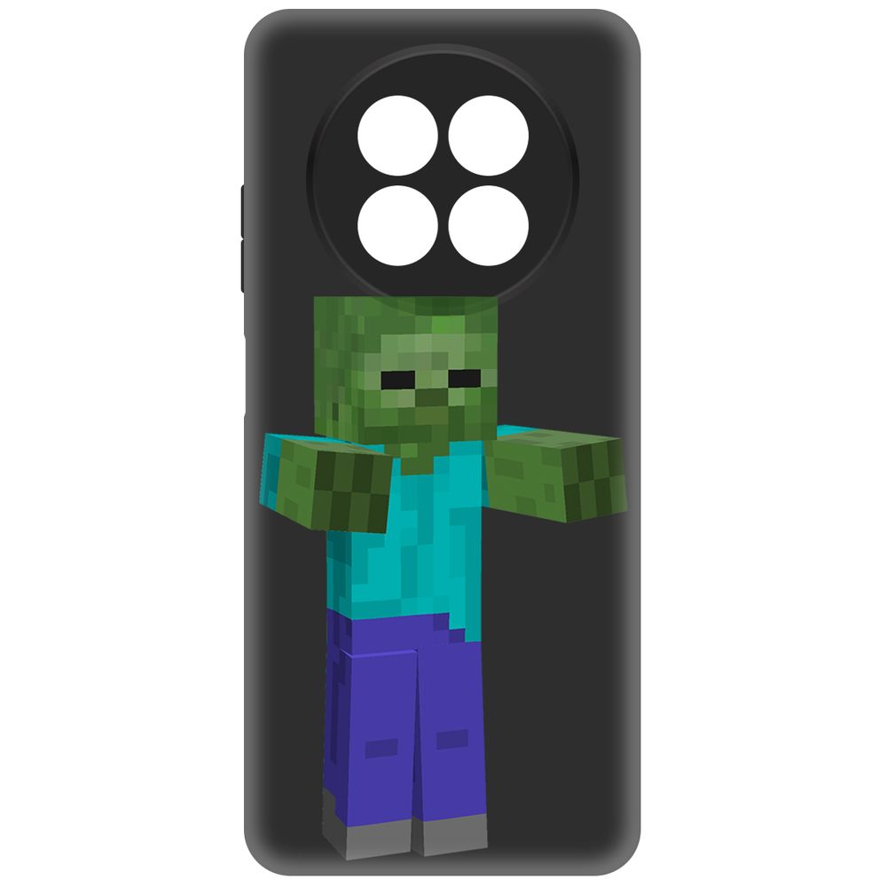 

Чехол-накладка Krutoff Soft Case Minecraft-Гигант для Realme 12 5G черный