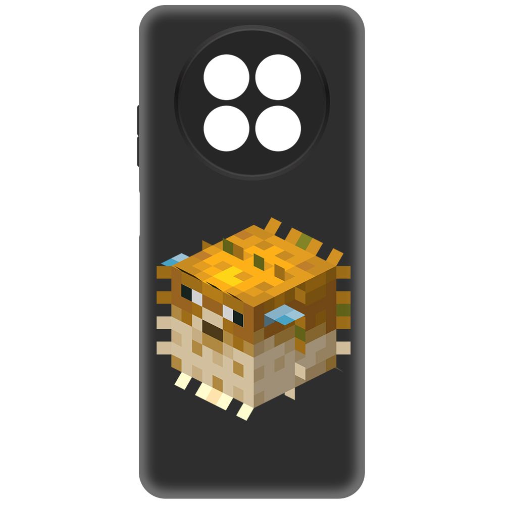 

Чехол-накладка Krutoff Soft Case Minecraft-Иглобрюх для Realme 12 5G черный